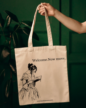 Cargar imagen en el visor de la galería, Bossa de tela/Bolsa de tela "Welcome.Now move."