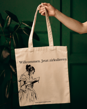 Cargar imagen en el visor de la galería, Bossa de tela/Bolsa de tela &quot;Welcome.Now move.&quot;
