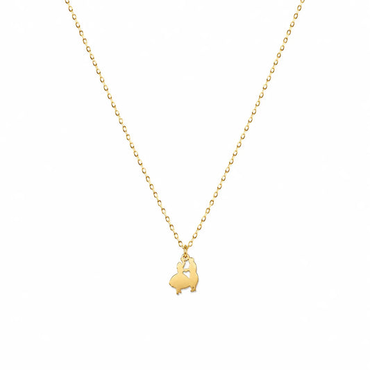 Collar Ball de Bot Dorado