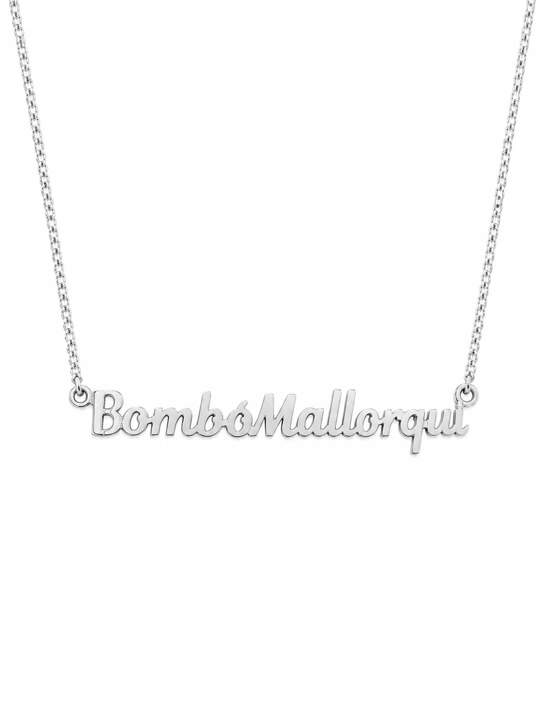 Collar Bombó Mallorquí Plateado
