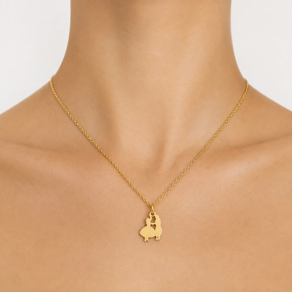 Collar Ball de Bot Dorado