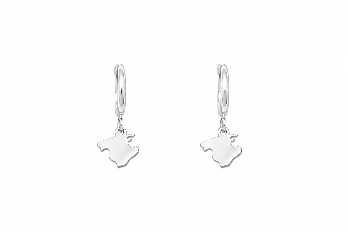 Pendientes Criolles Mallorca Plateados