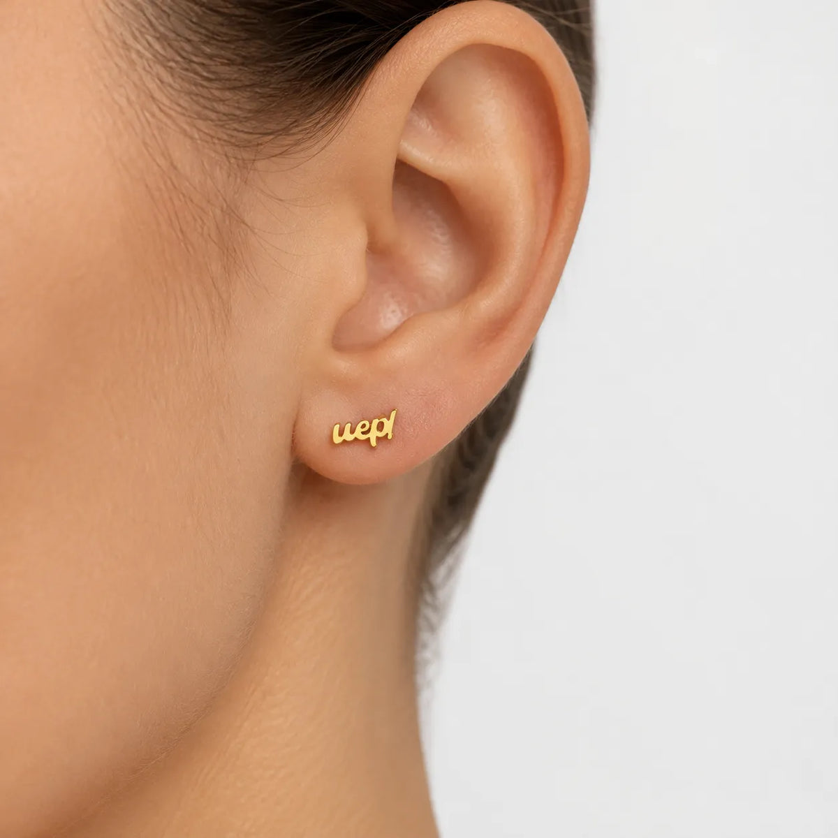 Pendientes Uep! Dorados