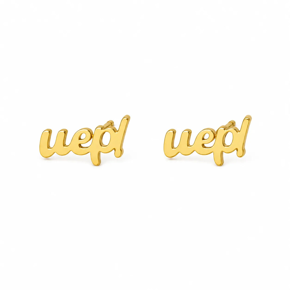 Pendientes Uep! Dorados