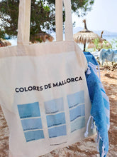 Cargar imagen en el visor de la galería, Bolsa tote &quot;Colores de Mallorca&quot;
