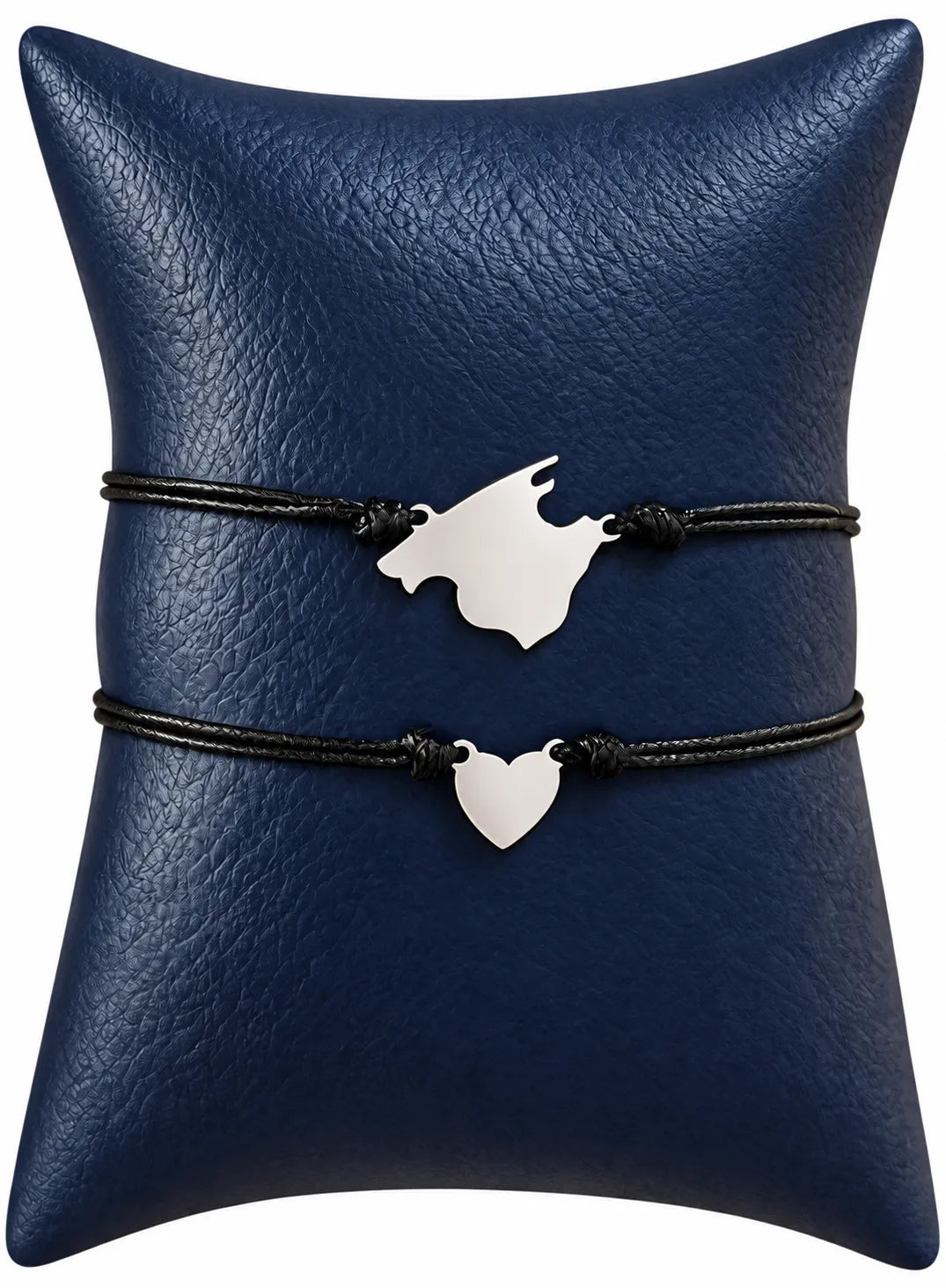Pulsera Doble Mallorca La Haces Tú Plateada