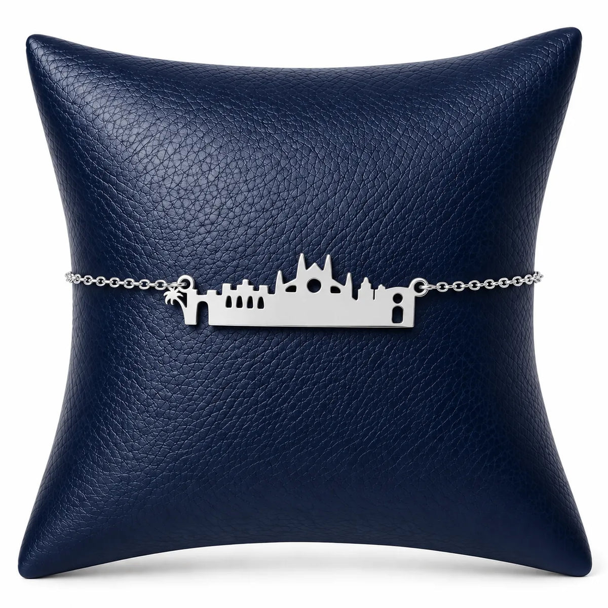 Pulsera Skyline Plateada