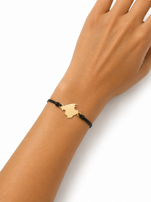 Pulsera Mallorca Estimada Dorada Cordón