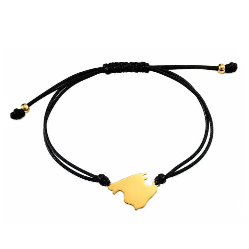 Pulsera Mallorca Estimada Dorada Cordón