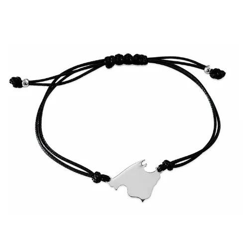 Pulsera Mallorca Estimada Plateada Cordón