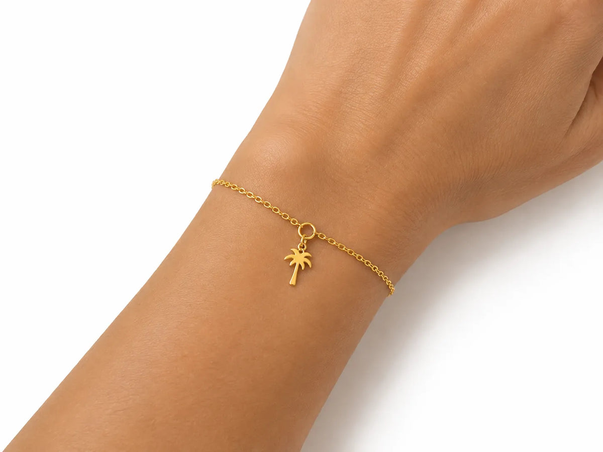 Pulsera Palmera Dorada